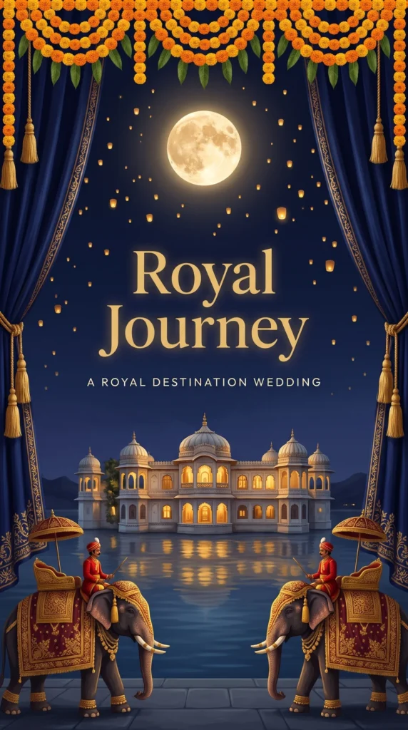 Royal Journey invitation design